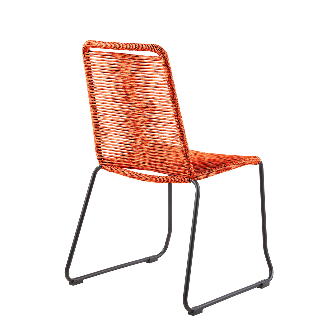 47"W x 47"D x 30"H / Orange/Dark