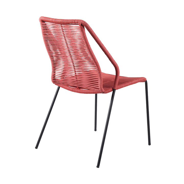 36"W x 36"D x 30"H / Brick Red/Black