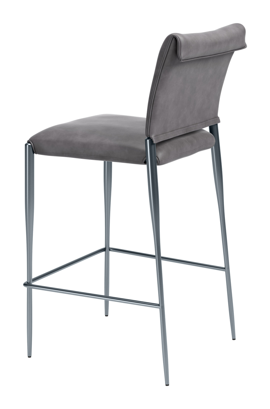 Freesia Barstool (Set of 2) Charcoal Gray