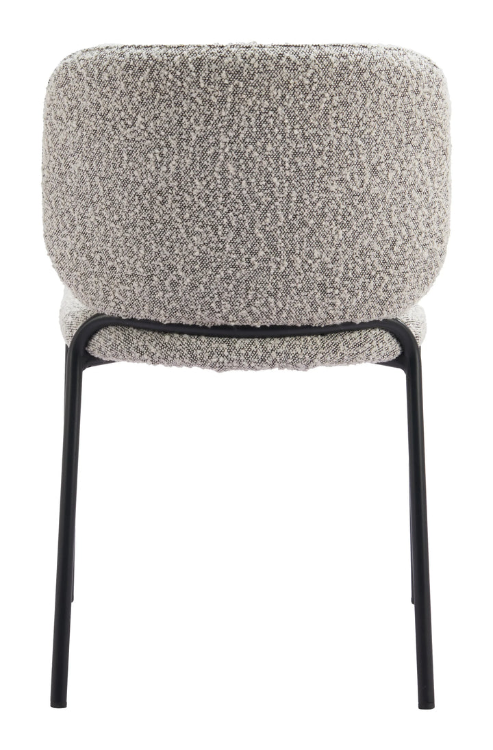 Plat Dining Chair (Set of 2) Gray - AmericanHomeFurniture