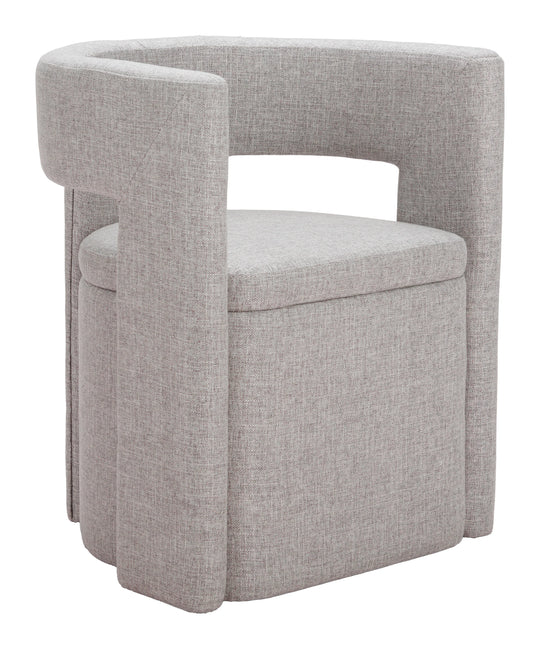 Zuo Papua Dining Chair Gray - Set of 2 DINING CHAIRS