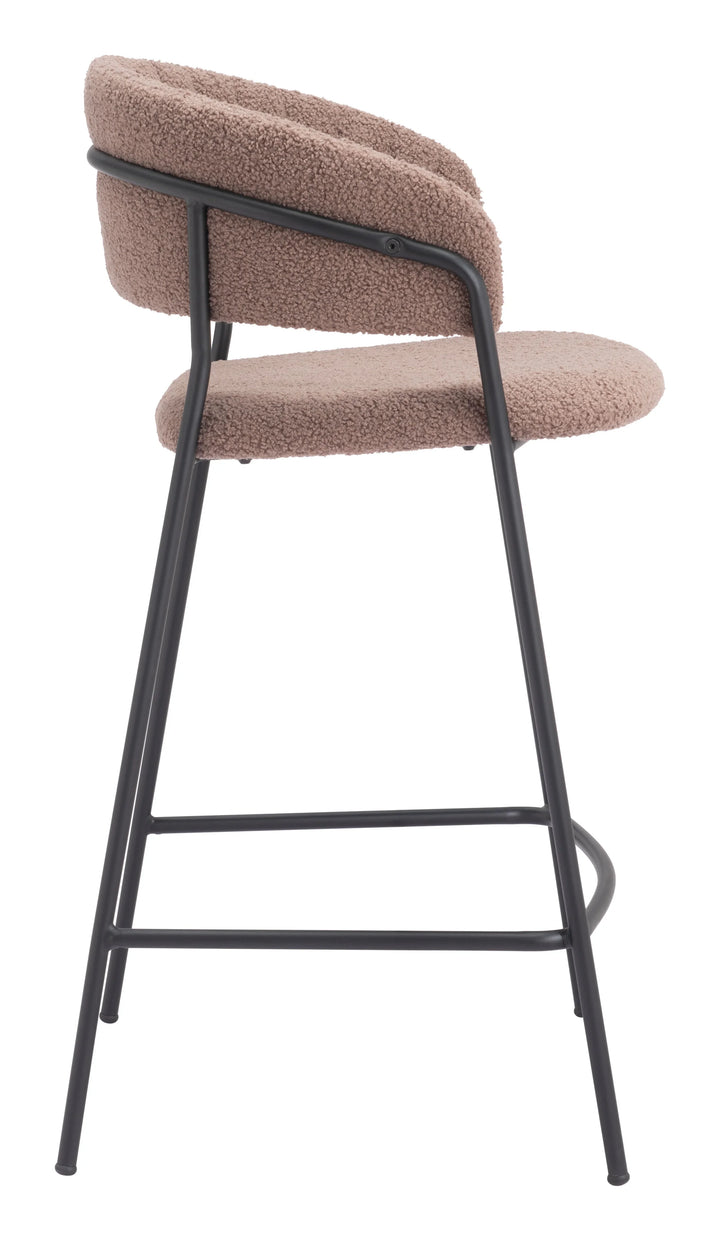 Josephine Counter Stool (Set of 2) Brown - AmericanHomeFurniture