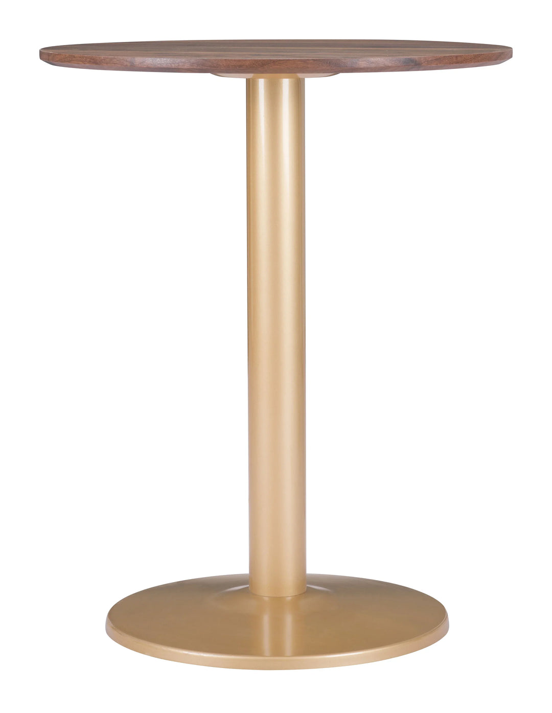 Alto Bistro Table Brown & Gold - AmericanHomeFurniture