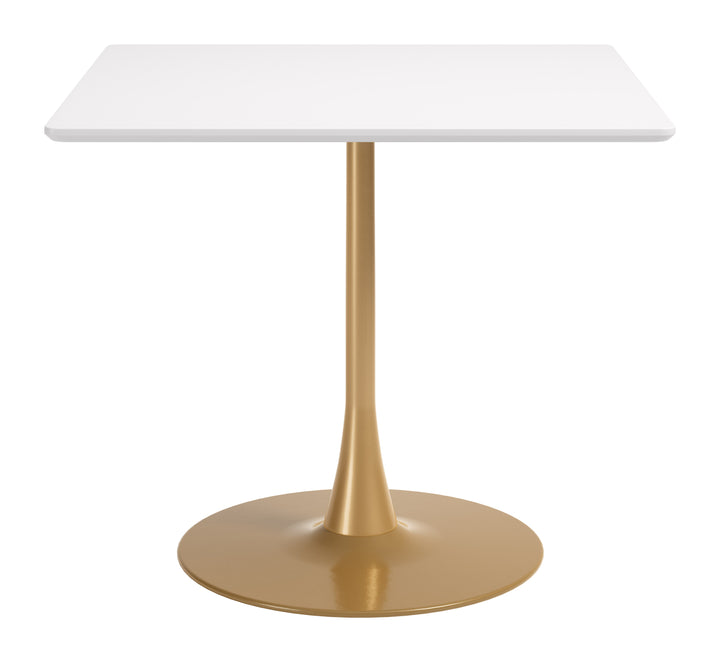 Epas Dining Table White & Gold - 111271