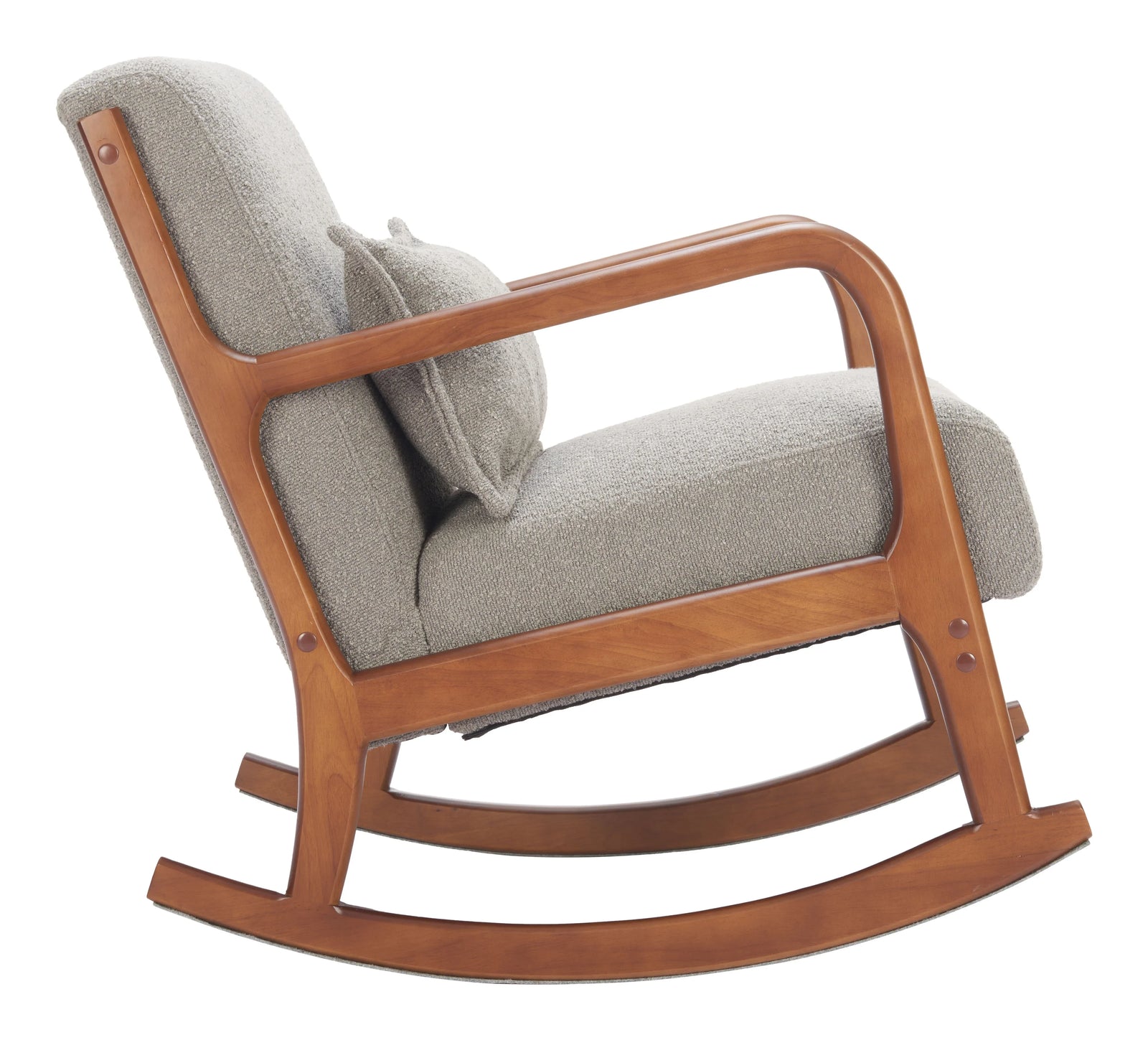 Zuo Hady Rocking Chair Gray ACCENT + LOUNGE CHAIRS