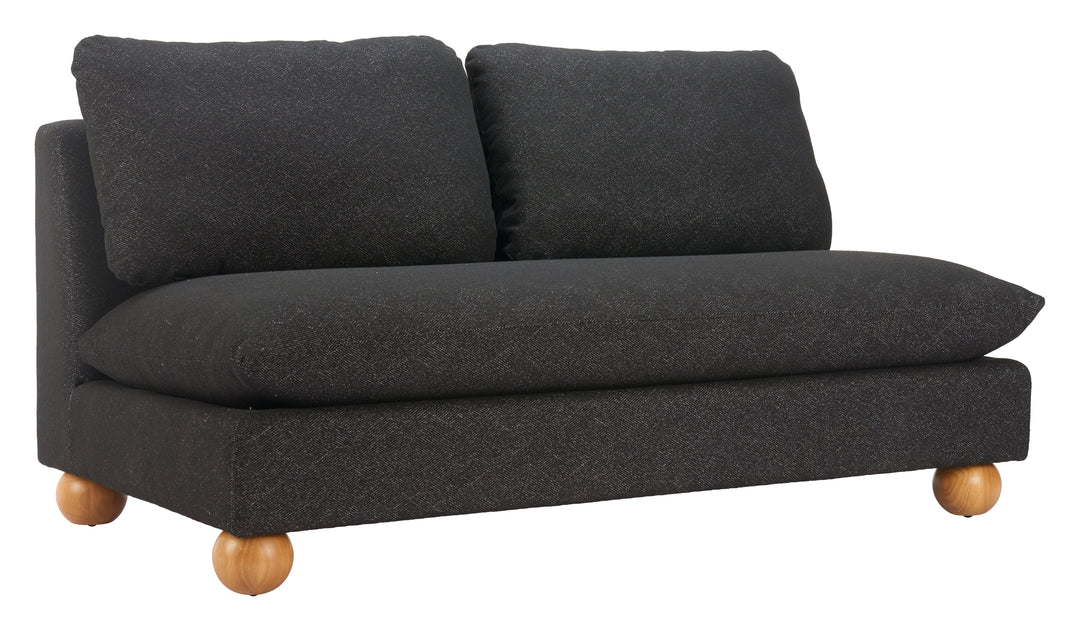 Minze Loveseat Black