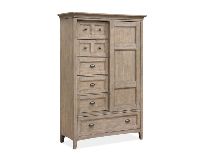 Paxton Place Dovetail Grey Door Chest - B4805-13