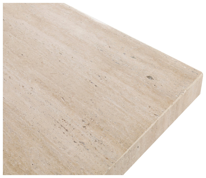 American Home Furniture Fairfield Chair Tivoli Rectangular Travertine Console