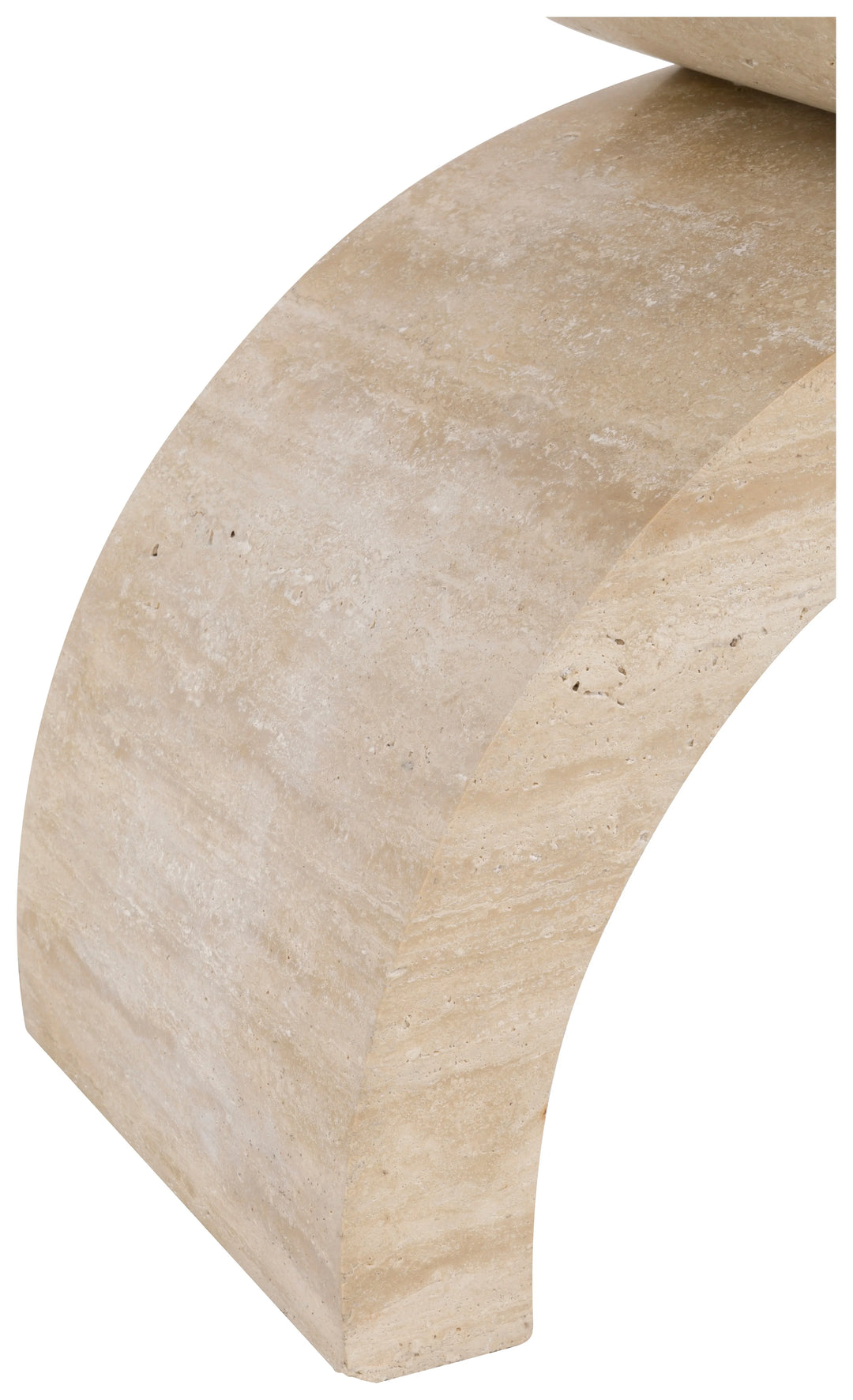 American Home Furniture Fairfield Chair Tivoli Rectangular Travertine Console