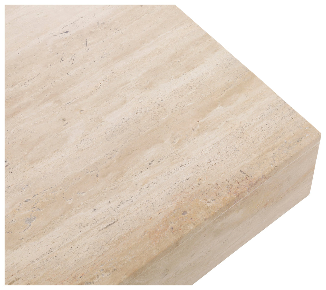 American Home Furniture Fairfield Chair Tivoli Square Travertine Cocktail Table