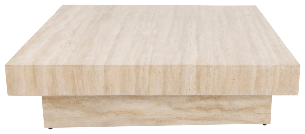 American Home Furniture Fairfield Chair Tivoli Square Travertine Cocktail Table