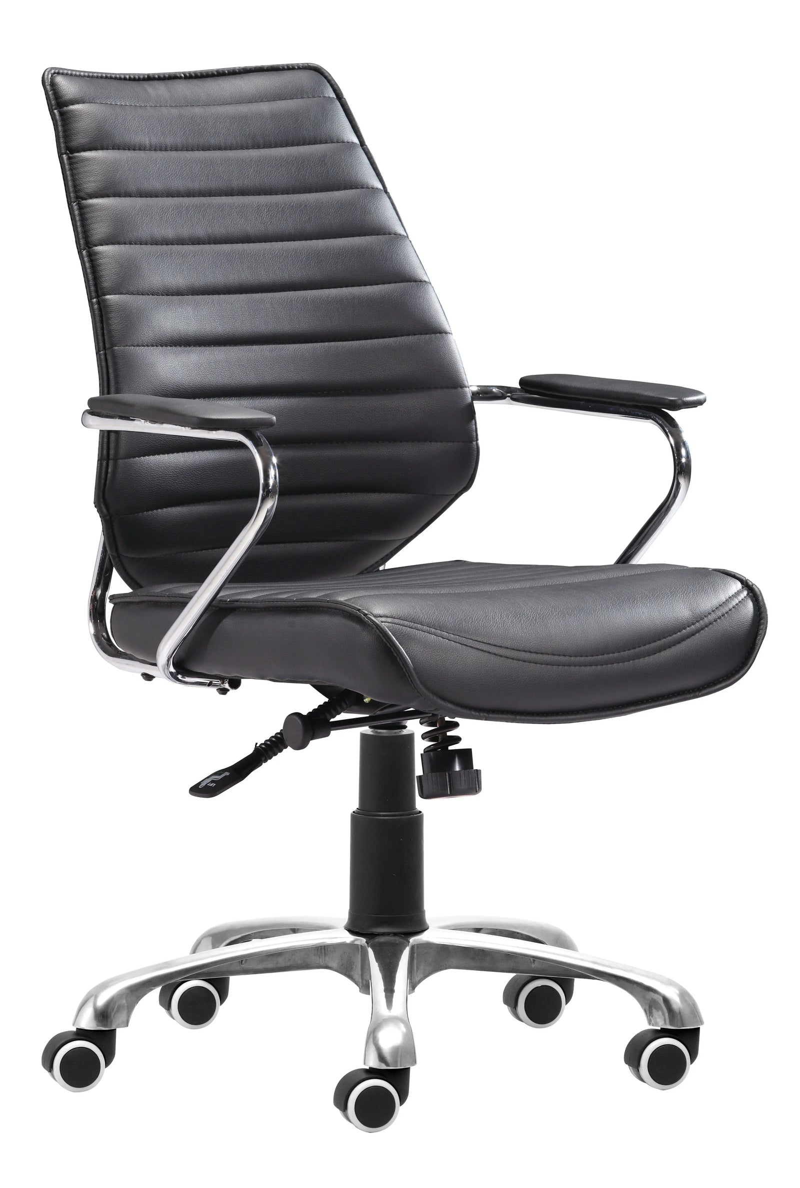Zuo Enterprise Low Back Office Chair Black OFFICE CHAIRS