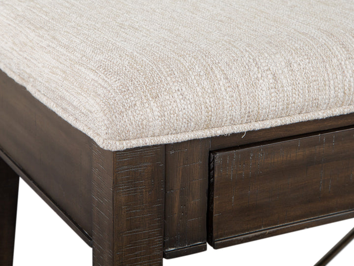 Westley Falls Graphite Upholstered Bench - D4399-68