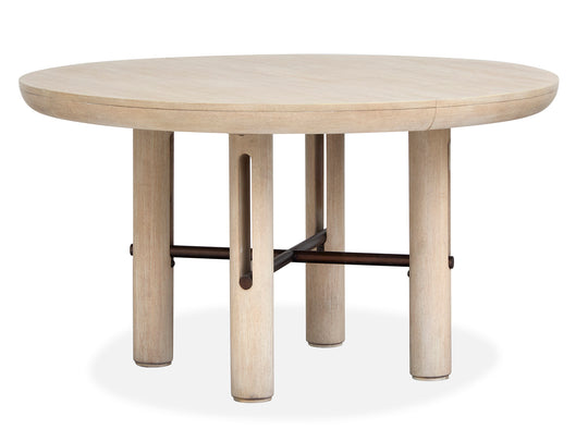 Sunset Cove Sanibel Brown Extendable Round Dining Table - D5783-24