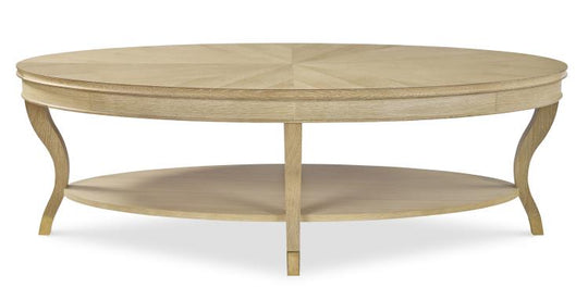 American Home Furniture Century Oval Cocktail Table