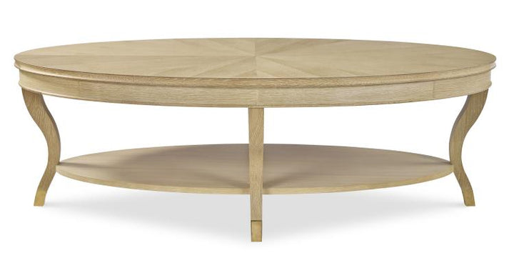 American Home Furniture Century Oval Cocktail Table