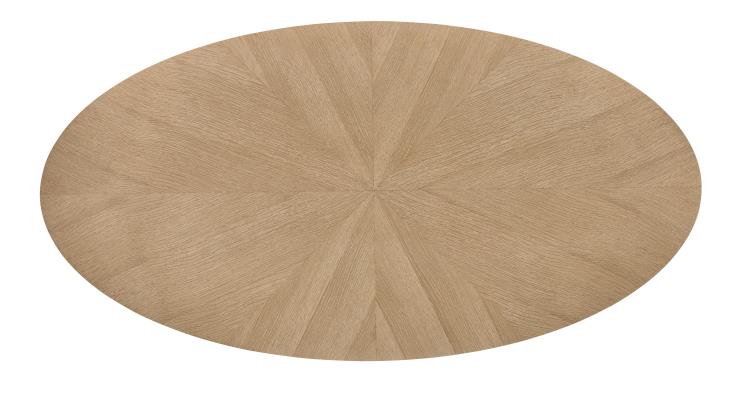 American Home Furniture Century Oval Cocktail Table