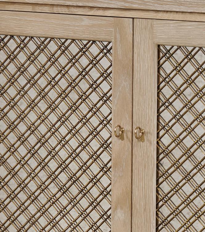 American Home Furniture Century Mesh Front Sideboard