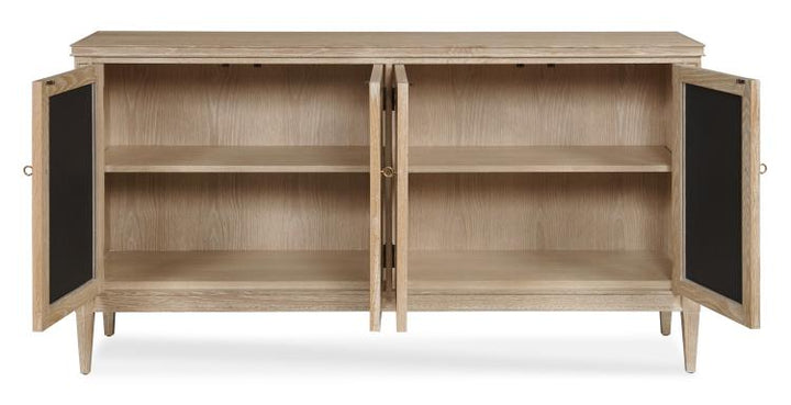 American Home Furniture Century Mirror Front Sideboard