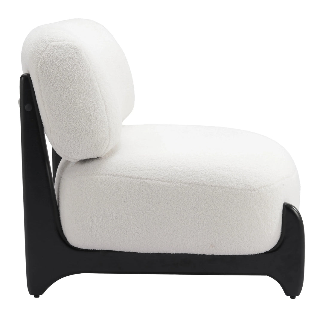 Bombo Accent Chair White - AmericanHomeFurniture