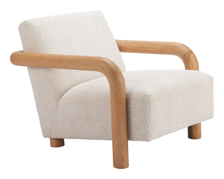 Subliem Accent Chair Cotton White