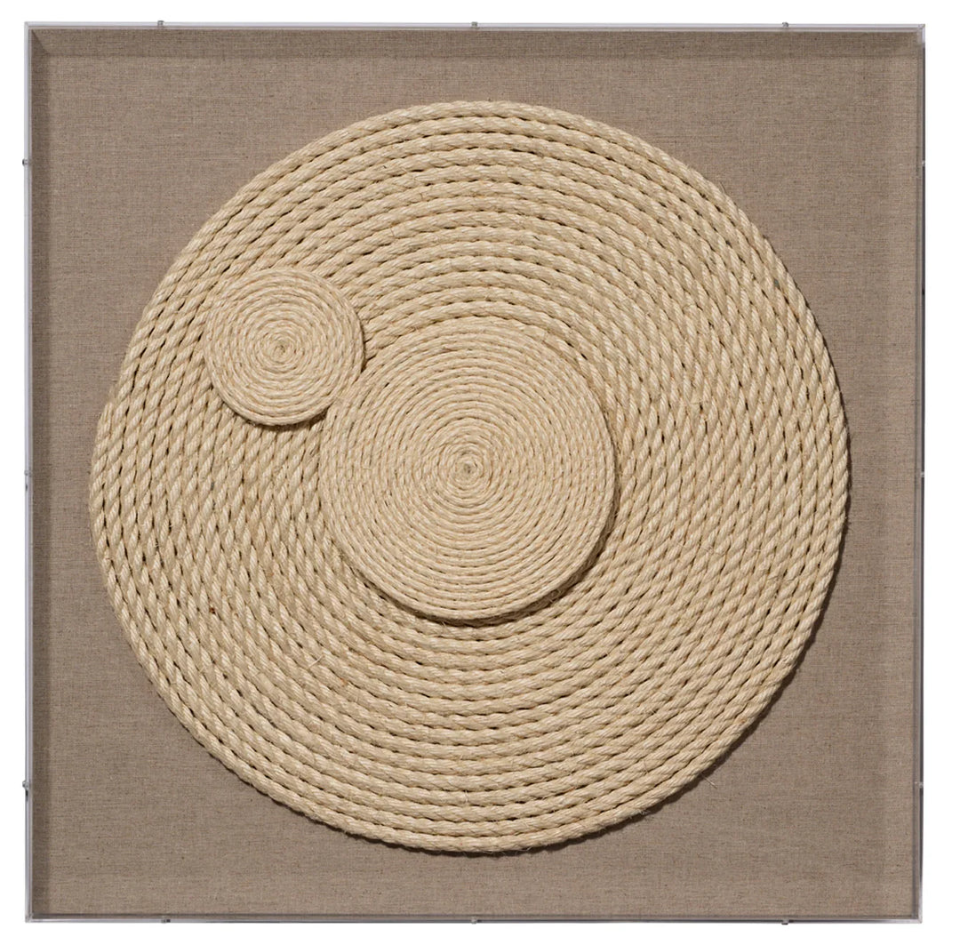 Barbados Jute Small Wall Art - AmericanHomeFurniture