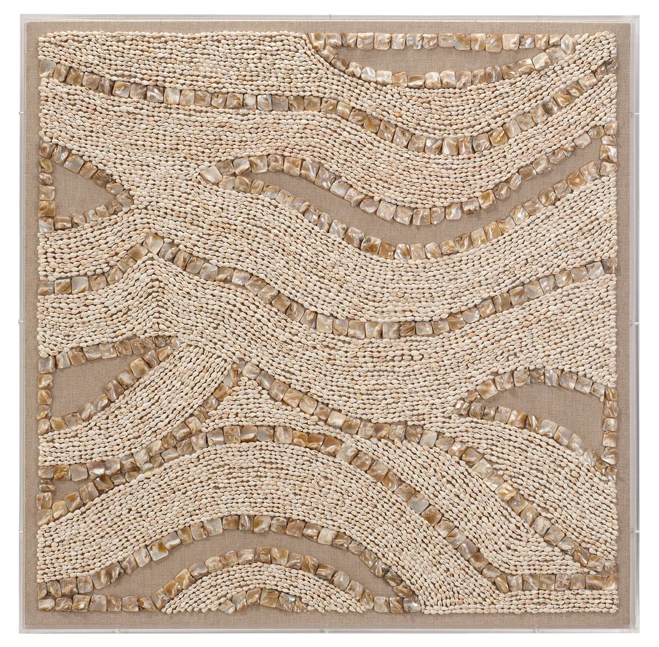 Jamie Young Big Wave Shell Wall Art WALL ACCENTS