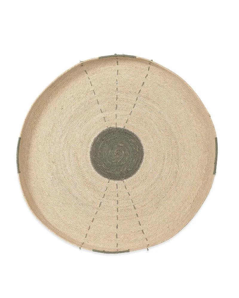 Sundial Seagrass Round Wall Art