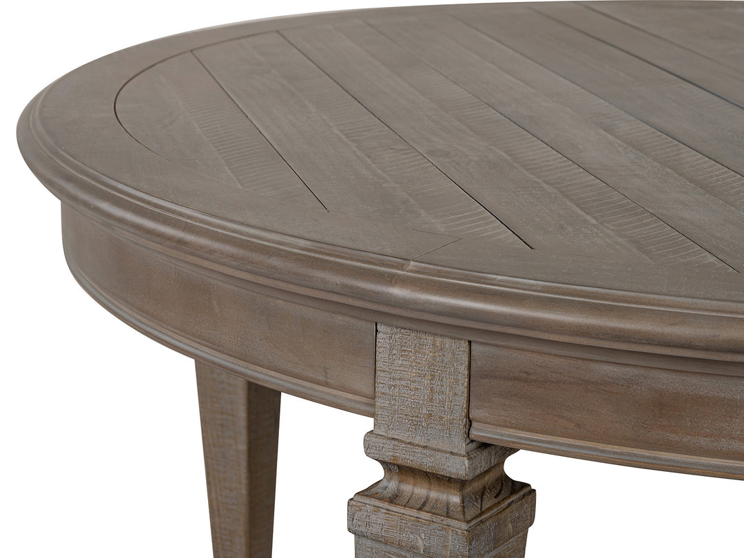Lancaster Dovetail Grey Extendable Round Dining Table - D4352-25