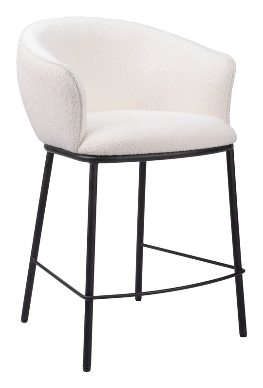 Zuo Essen Counter Stool Ivory BAR STOOLS + COUNTER STOOLS