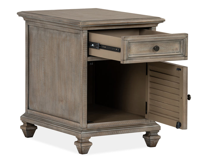 Lancaster Dovetail Grey Chairside End Table - T4352-10