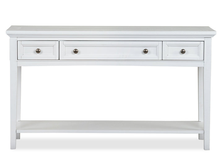 Heron Cove Chalk White Rectangular Sofa Table - T4400-73