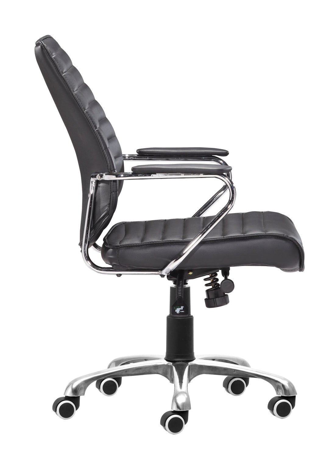 Enterprise Low Back Office Chair Black - AmericanHomeFurniture