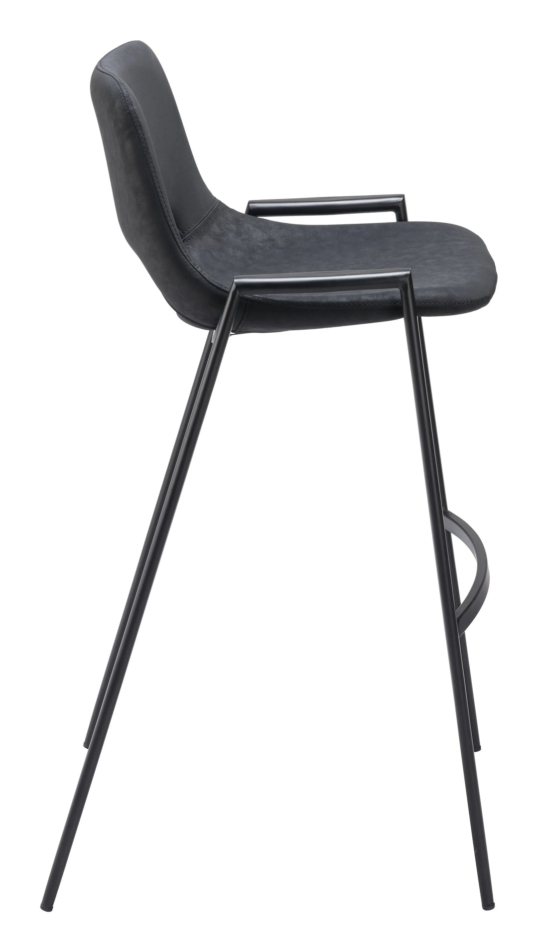 Desi Barstool (Set of 2) Black - AmericanHomeFurniture