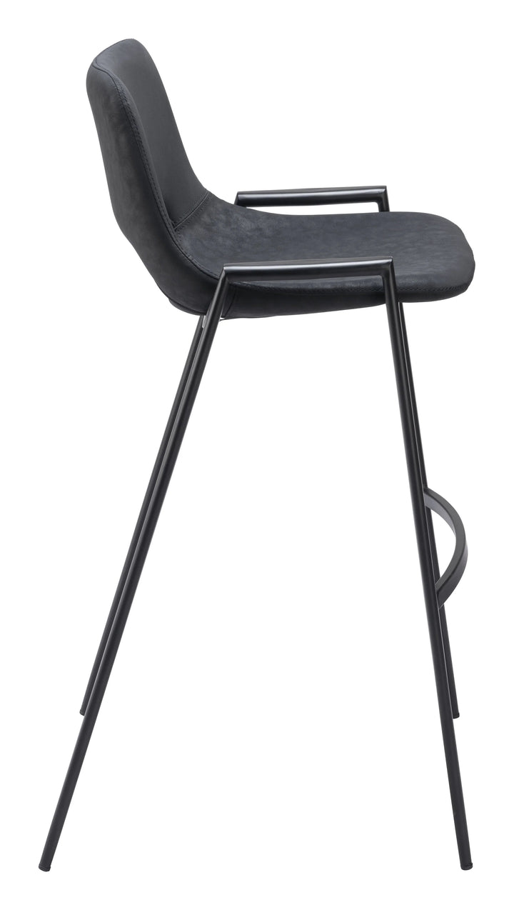 Desi Barstool (Set of 2) Black - AmericanHomeFurniture