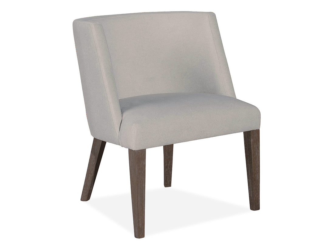 Kavanaugh Weathered Kona Brown Upholstered Host Chair - Set of 2 - D5612-66