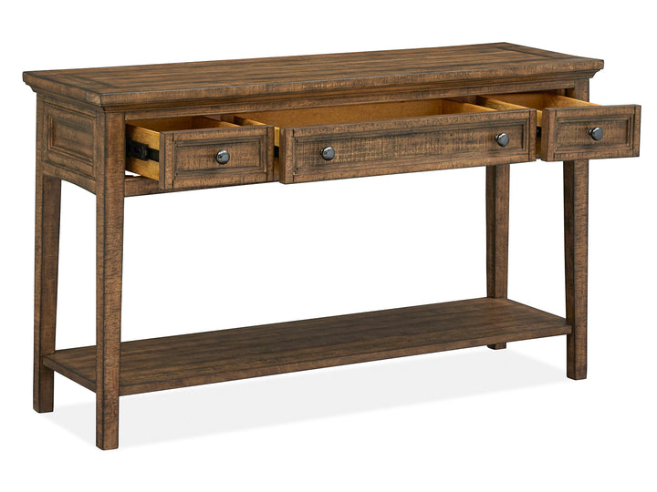 Bay Creek Toasted Nutmeg Rectangular Sofa Table - T4398-73