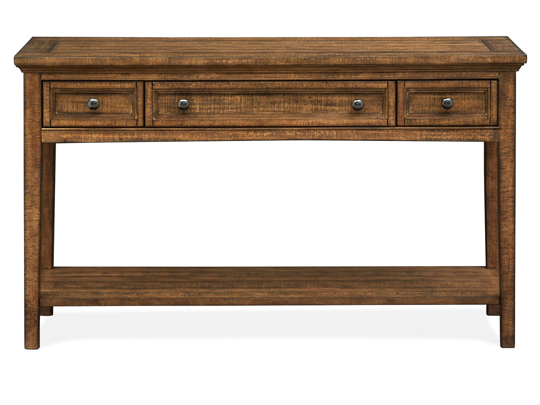 Bay Creek Toasted Nutmeg Rectangular Sofa Table - T4398-73