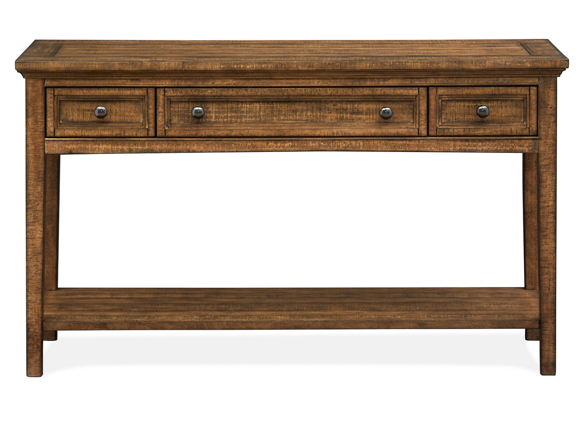 Bay Creek Toasted Nutmeg Rectangular Sofa Table - T4398-73