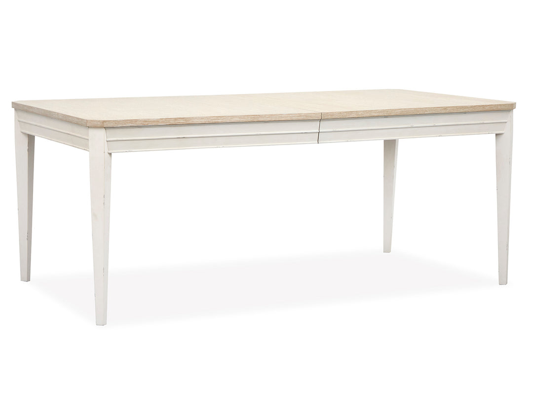 Echo Isles Sea Pearl And Driftwood Extendable Rectangular Dining Table - D6310-20