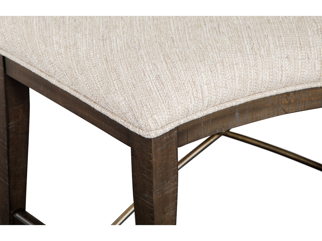 Westley Falls Graphite Curved Bench - D4399-67
