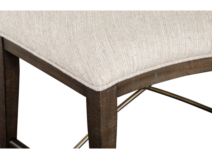 Westley Falls Graphite Curved Bench - D4399-67