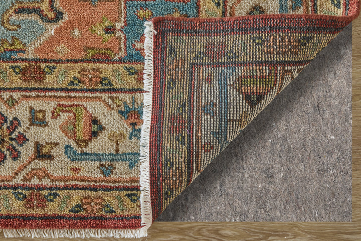 Rectangle/2' x 3'/Rust/Ivory