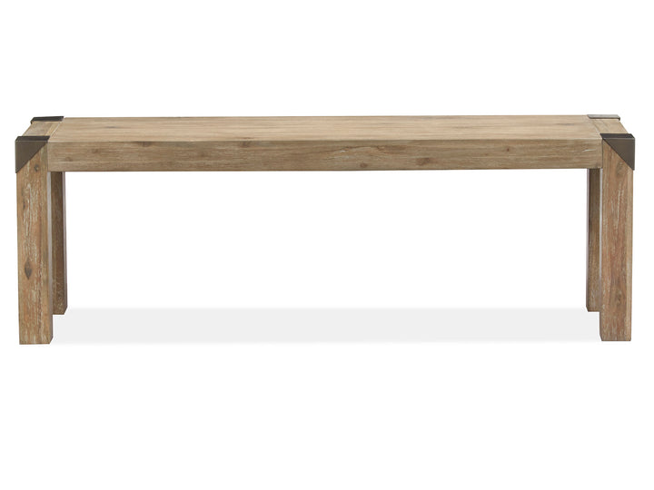 Ainsley Cerused Khaki Bench - D5333-69