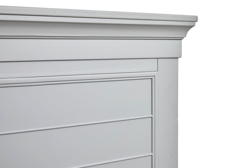 Charleston Harbor Gray California King Grey Panel Storage Bed - B5611-75GY