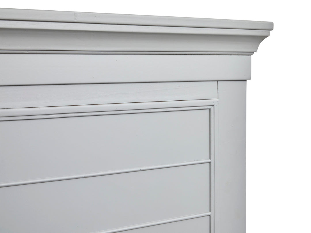Charleston Harbor Gray King Grey Panel Storage Bed - B5611-65GY
