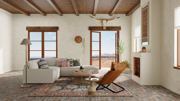 Rectangle/2' x 3'/Navy/Rust