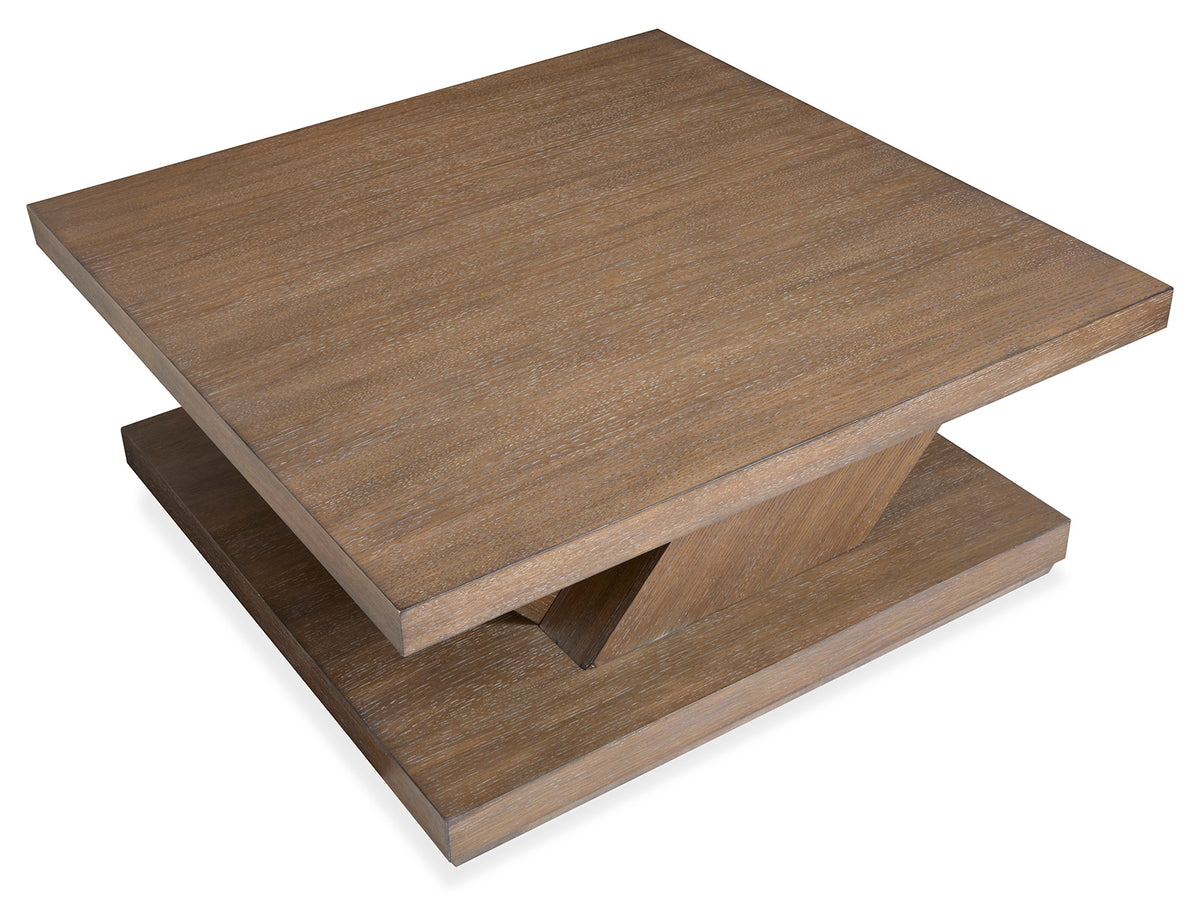 Lansbury Antique Wheat Square Cocktail Table With Casters - T5940-41
