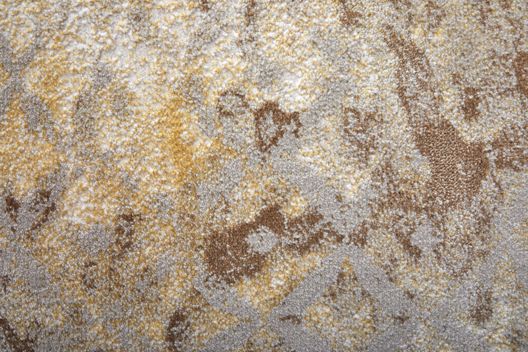 Rectangle/5' x 8'/Ivory/Gold