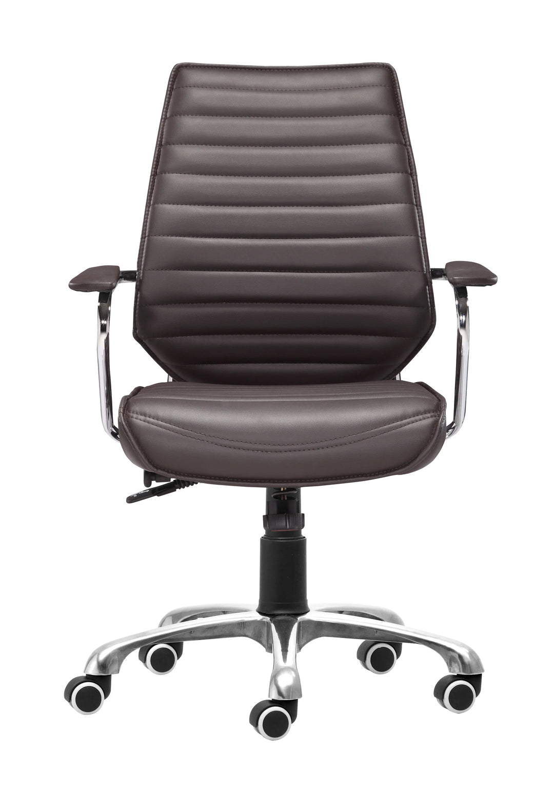 Enterprise Low Back Office Chair Espresso - AmericanHomeFurniture